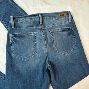 PAIGE Verdugo Ultra Skinny Distressed Knee Jeans Size 28